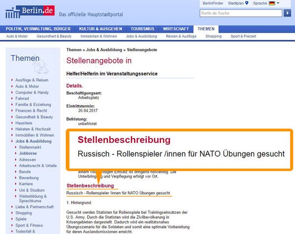 柏林市网站  - 俄罗斯卫星通讯社