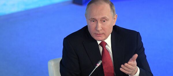 普京：西方呼吁释放集会被捕人士 给俄罗斯施压 - 俄罗斯卫星通讯社