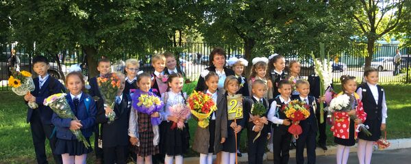 二年级开学第一天 - 俄罗斯卫星通讯社