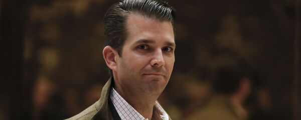 美国总统长子小唐纳德拒绝特勤局的保护 - 俄罗斯卫星通讯社