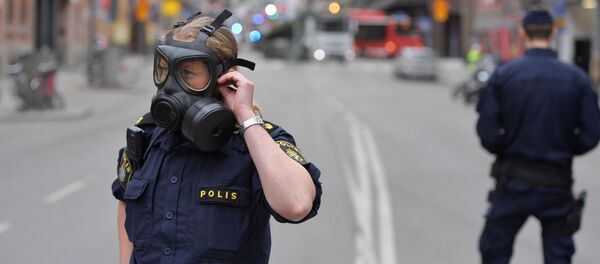 因瑞典冲撞人群事件而被捕男子涉嫌实施恐袭 - 俄罗斯卫星通讯社