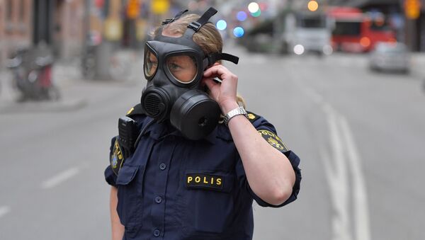 因瑞典冲撞人群事件而被捕男子涉嫌实施恐袭 - 俄罗斯卫星通讯社