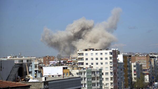 土耳其迪亞巴克爾發生劇烈爆炸 - 俄羅斯衛星通訊社