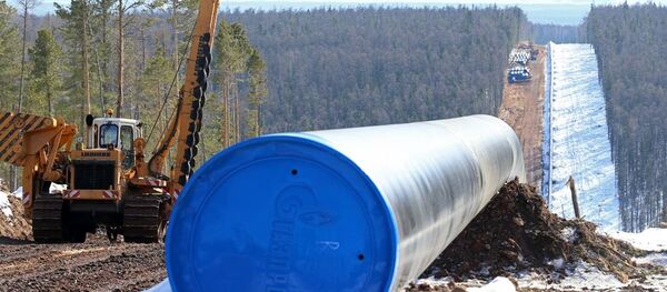 俄气:俄气2017年年底前将铺设完成1380公里长的“西伯利亚力量”天然气管道 俄气:俄气2017年年底前将铺设完成1380公里长的“西伯利亚力量”天然气管道 - 俄罗斯卫星通讯社