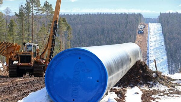 俄气：俄气2017年年底前将铺设完成1380公里长的“西伯利亚力量”天然气管道 - 俄罗斯卫星通讯社