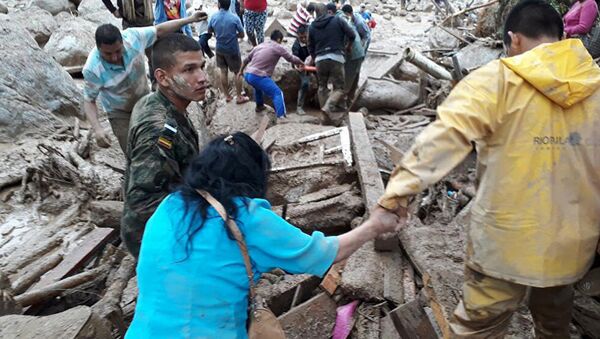 哥倫比亞自然災害遇難者人數升至320人 - 俄羅斯衛星通訊社