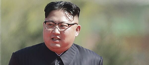 North Korean leader Kim Jong Un arrives for the official opening of the Ryomyong residential area - 俄罗斯卫星通讯社