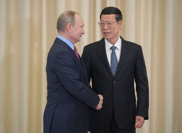 普京與張高麗 - 俄羅斯衛星通訊社