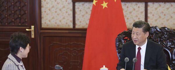 習近平高度評價新港首林鄭月娥的工作能力 習近平高度評價新港首林鄭月娥的工作能力 - 俄羅斯衛星通訊社