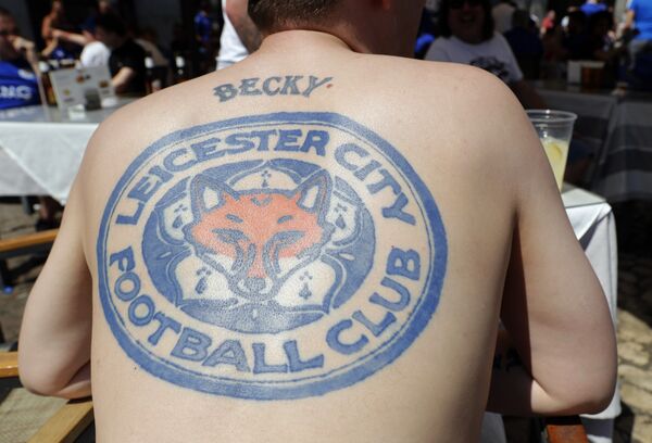 英国“莱斯特城”足球队球迷 - 俄罗斯卫星通讯社