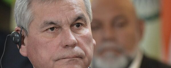 白俄罗斯共和国国民会议(议会下院)主席弗拉基米尔·安德烈琴科 白俄罗斯共和国国民会议(议会下院)主席弗拉基米尔·安德烈琴科 - 俄罗斯卫星通讯社