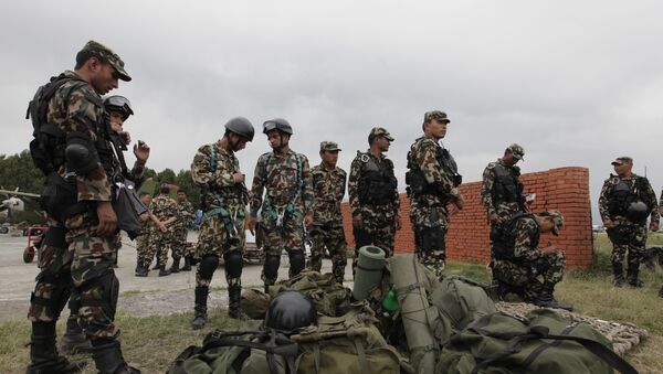 Nepalese army soldiers - 俄罗斯卫星通讯社
