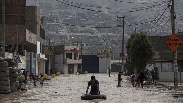 秘鲁洪灾死亡人数超110人 - 俄罗斯卫星通讯社