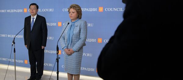 俄联邦委员会主席：俄中政治协作处于世界领先地位 - 俄罗斯卫星通讯社