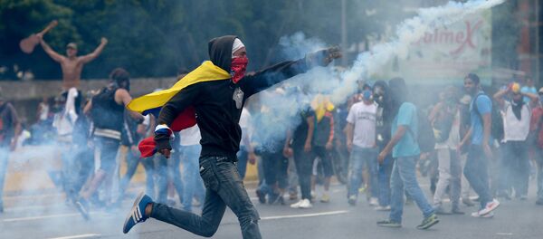 委内瑞拉示威 委内瑞拉示威 - 俄罗斯卫星通讯社