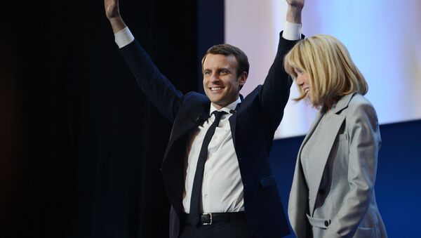 民调：马克龙在第二轮投票中将以61%得票率赢得法国总统大选 - 俄罗斯卫星通讯社