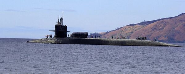 美“密歇根”號核潛艇（圖片資料） - 俄羅斯衛星通訊社