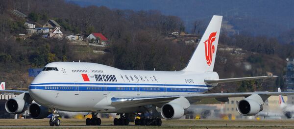 Самолет авиакомпании Air China в аэропорту Адлера - 俄羅斯衛星通訊社