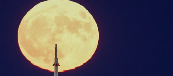 Суперлуние на космодроме Байконур - 俄羅斯衛星通訊社