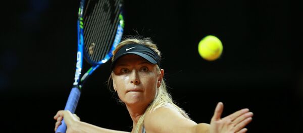 Тренировка М. Шараповой перед возвращением на корт после дисквалификации - 俄罗斯卫星通讯社