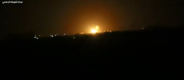 媒体：大马士革机场附近燃料库或者或因以色列空袭所致 - 俄罗斯卫星通讯社