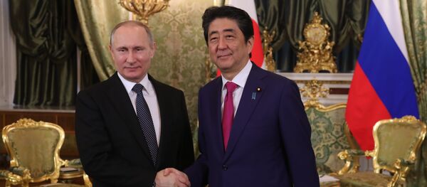 普京祝贺安倍晋三再度被选为日本自民党总裁 - 俄罗斯卫星通讯社