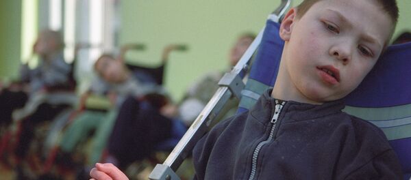 脑瘫患儿 - 俄罗斯卫星通讯社