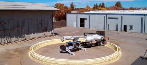 履帶式3D打印建築機器人問世 - 俄羅斯衛星通訊社