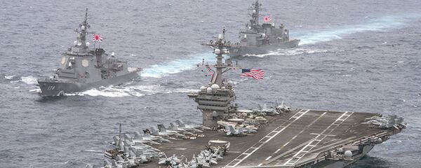 美韩在日本海开始军演 “卡尔∙文森”号航母参与其中 - 俄罗斯卫星通讯社