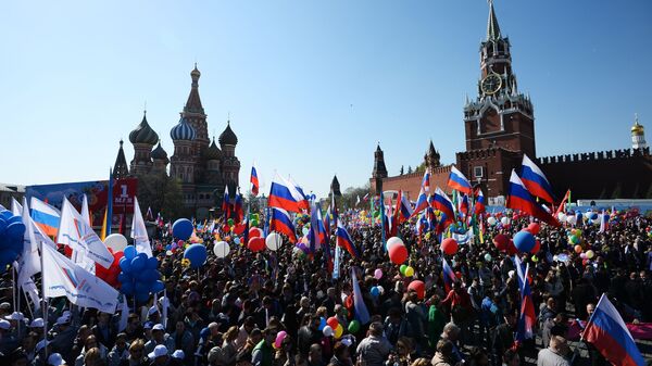Первомайская демонстрация на Красной площади - 俄羅斯衛星通訊社