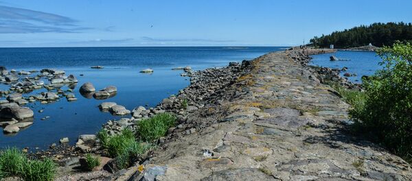 Вид побережья Финского залива на северной части острова Гогланд - 俄羅斯衛星通訊社