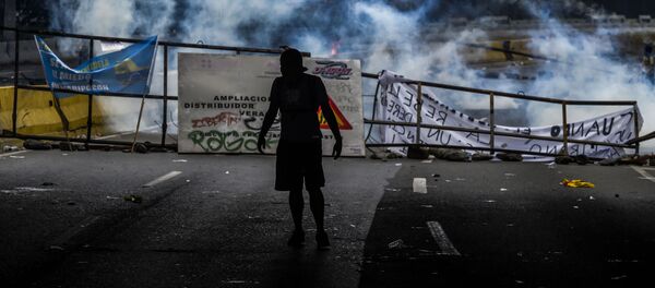 反对总统马杜罗政策的抗议活动 - 俄罗斯卫星通讯社