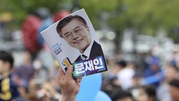 韩大选出口民调：文在寅以41.4%得票率领先 - 俄罗斯卫星通讯社