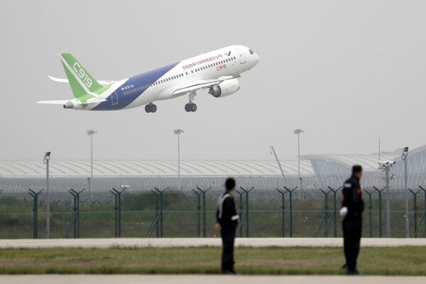 中国国产大型客机C919试飞 中国国产大型客机C919试飞 - 俄罗斯卫星通讯社