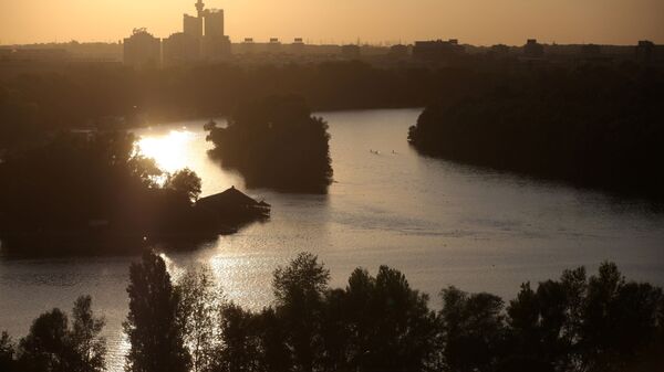 Вид с крепости Калемегдан на впадение реки Савы в Дунай в Белграде - 俄罗斯卫星通讯社
