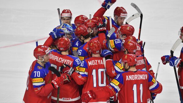俄羅斯冰球國家隊擊敗捷克隊進入世界冰球錦標賽半決賽 - 俄羅斯衛星通訊社