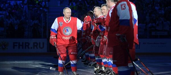 普京接受俄冰球名将打球邀请 - 俄罗斯卫星通讯社