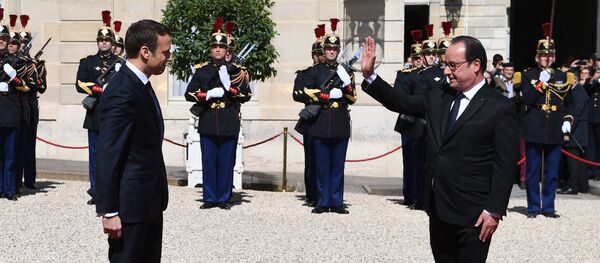 馬克龍與奧朗德 馬克龍與奧朗德 - 俄羅斯衛星通訊社