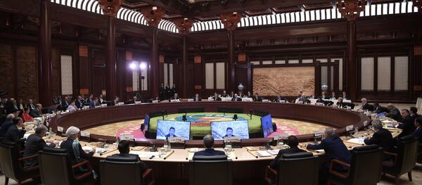 “一带一路”国际合作高峰论坛框架内举办的领导人圆桌会议 - 俄罗斯卫星通讯社