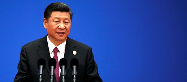 Chinese President Xi Jinping attends a news conference at the end of the Belt and Road Forum in Beijing - 俄罗斯卫星通讯社