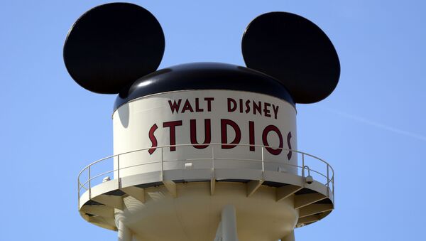 Логотип киностудии студии Disney в Париже - 俄罗斯卫星通讯社