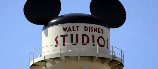 Логотип киностудии студии Disney в Париже - 俄羅斯衛星通訊社