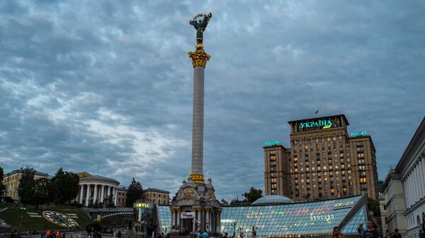 Монумент Независимости Украины на площади Независимости в Киеве - 俄罗斯卫星通讯社