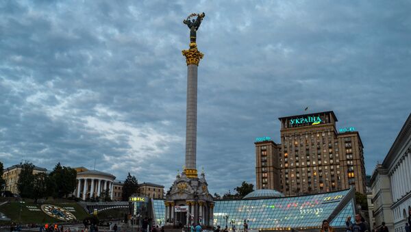 Монумент Независимости Украины на площади Независимости в Киеве - 俄羅斯衛星通訊社
