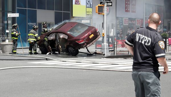 纽约时报广场冲撞人群的司机知道自己失去理智 - 俄罗斯卫星通讯社