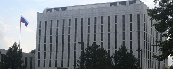 Здание Российского посольства в Вашингтоне Здание Российского посольства в Вашингтоне - 俄罗斯卫星通讯社