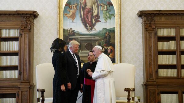 罗马教皇与特朗普在梵蒂冈的会面持续半小时 - 俄罗斯卫星通讯社