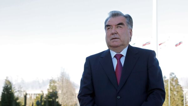 Президент Республики Таджикистан Эмомали Рахмон - 俄羅斯衛星通訊社