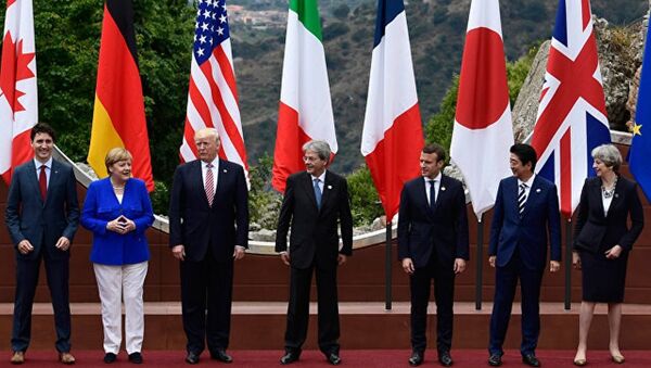 意前总理：俄中缺席G7峰会且峰会缺乏协调 - 俄罗斯卫星通讯社