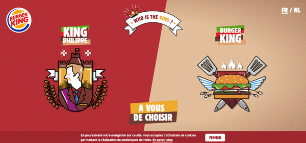 汉堡王网络广告 - 俄罗斯卫星通讯社